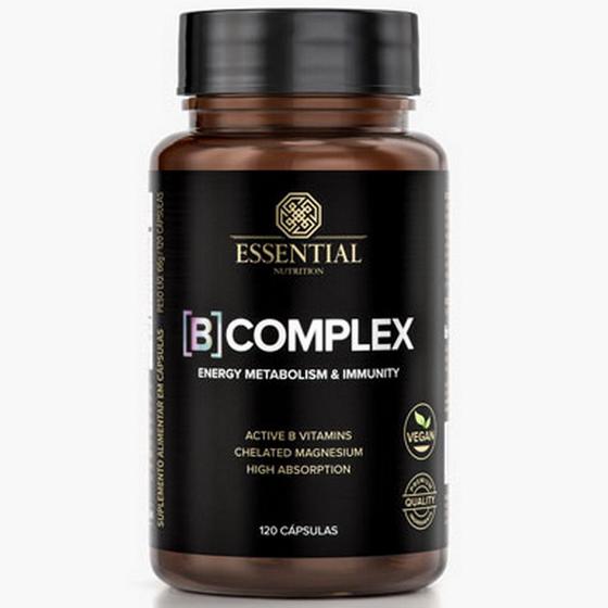 Imagem de B Complex Vitaminas do Complexo B + Magnésio - 120 Caps - Essential Nutrition