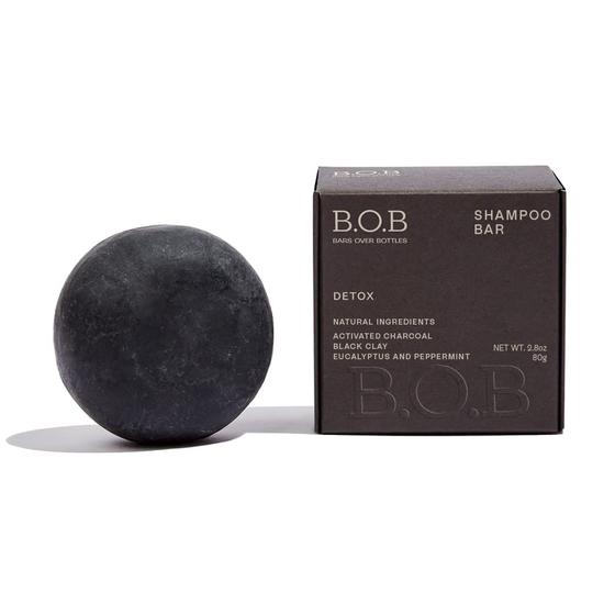 Imagem de B.O.B BARS OVER BOTTLES Detox Shampoo Bar  Para todos os tipos de  de cabelo Cuidados com os cabelos,  ideal de equilíbrio de Ph Natural, Vegan  Ecológica, sustentável, livre de plástico  Sem Água e Desperdício Zero