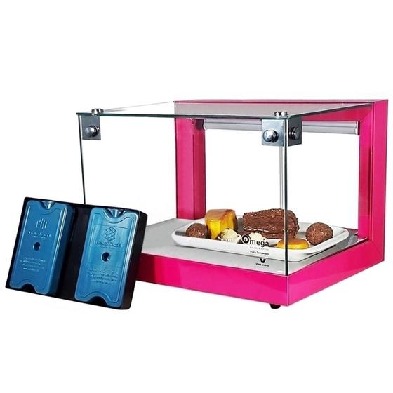 Imagem de B-VF47 - Vitrine fria Beta 47cm Rosa com 8 Gelo-X - Bivolt - Omega