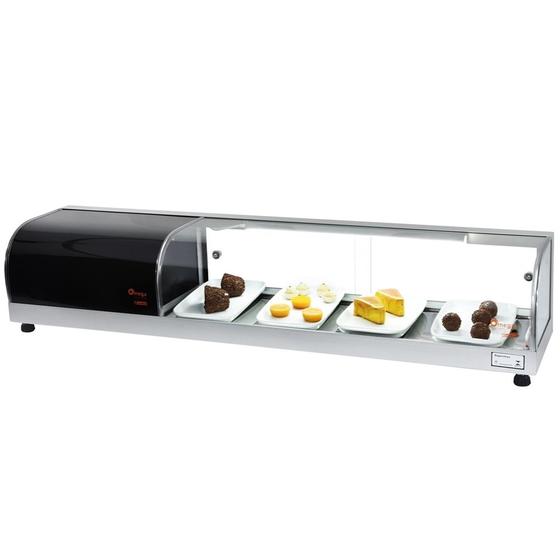 Imagem de B-VFRD1950 - Vitrine Refrigerada Beta para doces 1,95m Preta - 220V - Omega