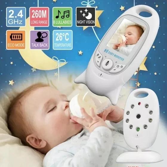 Imagem de Babá Eletrônica Câmera Com Monitor Vídeo
