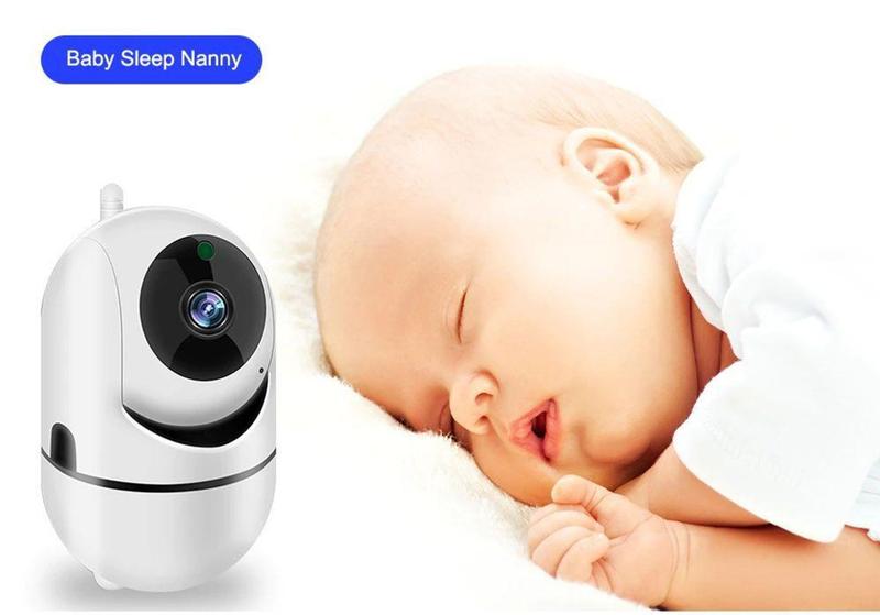 Imagem de Babá Eletrônica Câmera Sem Fio Wifi Visão Noturna Microfone - Onvif 