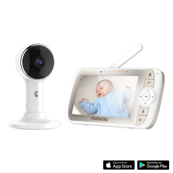 Babá Eletrônica LUX65 CONNECT Tela 5.0 Wi-Fi Motorola Menor preço em Babá Eletrônica LUX65 CONNECT Tela 5.0 Wi-Fi Motorola