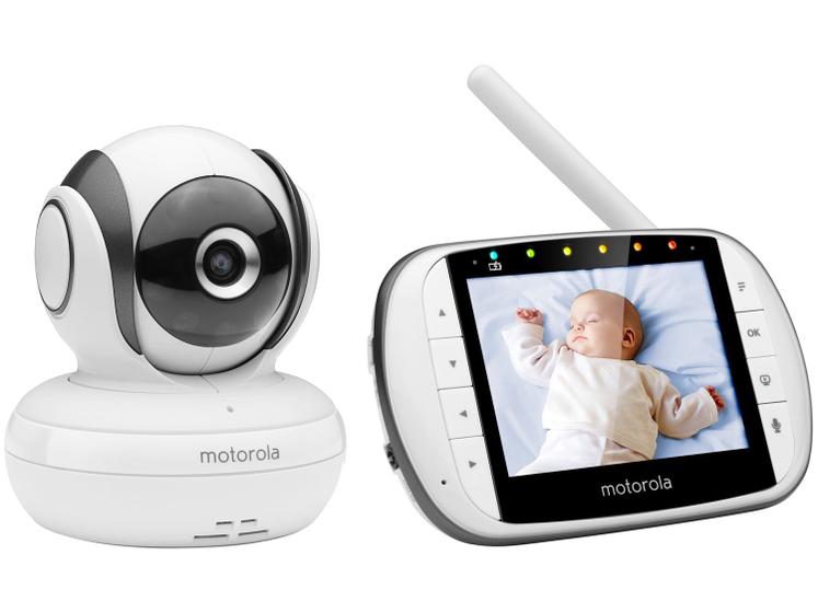 Babá Eletrônica Motorola MBP36S Tela 3,5” Monitoramento da Temperatura Ambiente Rotação Imagem de Babá Eletrônica Motorola MBP36S Tela 3,5” Monitoramento da Temperatura Ambiente Rotação