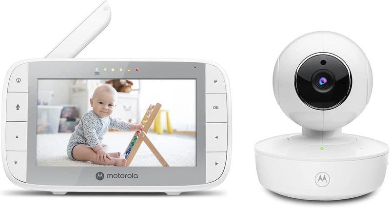 Babá Eletrônica MotorolaVM36XL Tela 5.0" - Branco Menor preço em Babá Eletrônica MotorolaVM36XL Tela 5.0" - Branco