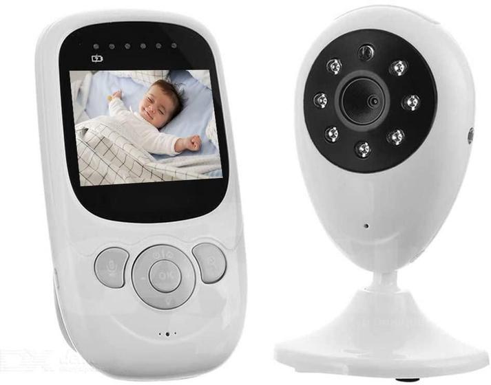 Imagem de Babá Eletrônica Sem Fio Com Visão Noturna 200Mt Tela Lcd 2.4