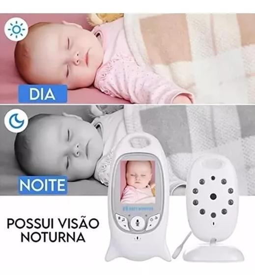 Imagem de Baba Eletrônica Sem Fio Tela Lcd Com Câmera Noturna Bivolt