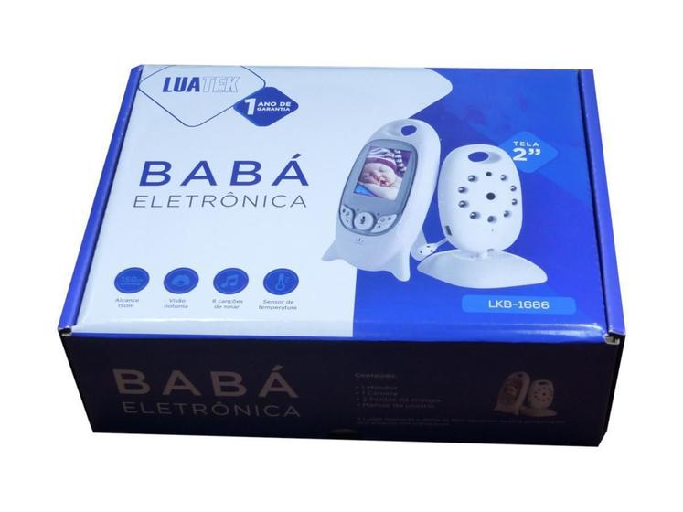 Imagem de Baba Eletronica Visao Noturna Tela 2 Baby com Monitor Luatek