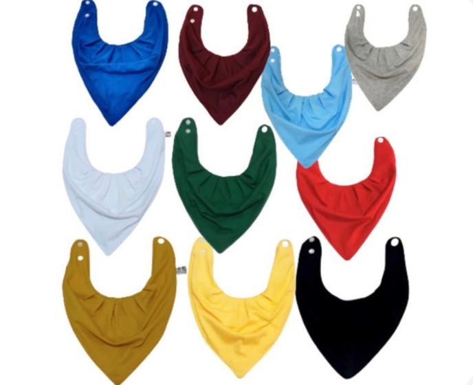 Imagem de Babador Bandana com 10 unidades 