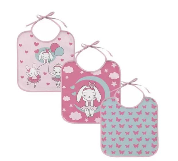 Babador Bandana Impermeável Incomfral Kit 3 Unidades Algodão Com Forro Enxoval Bebê Infantil Menor preço em Babador Bandana Impermeável Incomfral Kit 3 Unidades Algodão Com Forro Enxoval Bebê Infantil