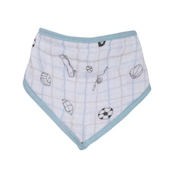 Imagem de Babador Bandana Soft Papi Baby 100% Algodão Kit C/2 Unidades