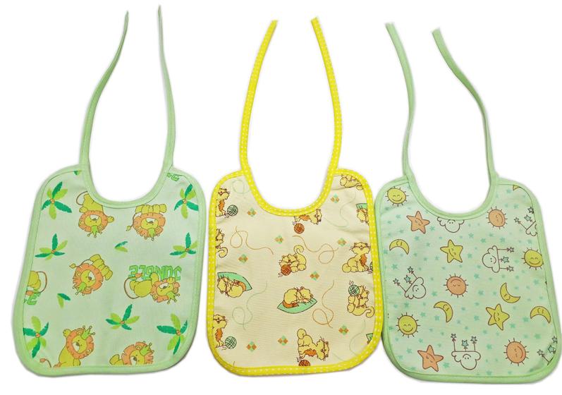 Imagem de Babador Bebe Impermeavel 20x24cm Kit Com 3 Unidades