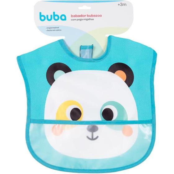 Imagem de Babador com bolso bubazoo panda buba