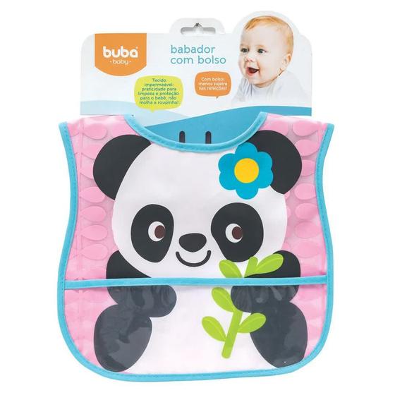 Imagem de Babador Com Bolso Panda 5980 Buba