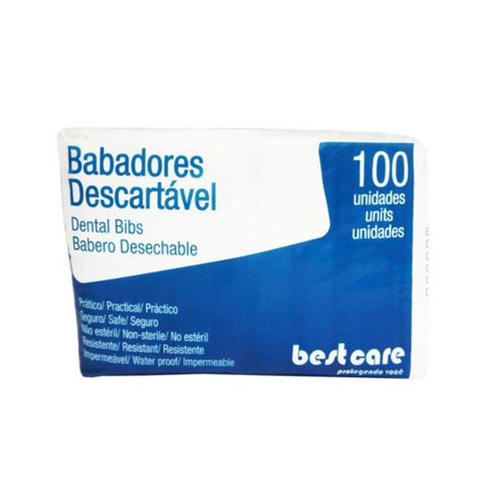 Imagem de Babador Descartavel Misto com 100 UN - Best Care