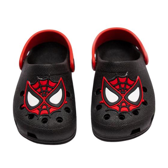 Imagem de Babuche Infantil Menino Croks infantil Menino Mascara Homem Aranha