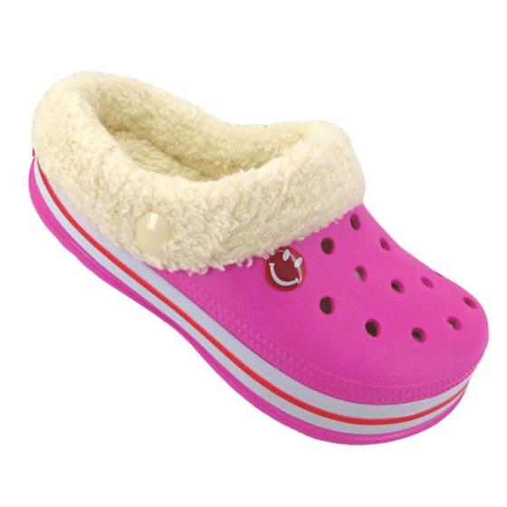 Imagem de Babuche Pantufa Sandalia Chinelo Eva Pelo Infantil Menino Menina