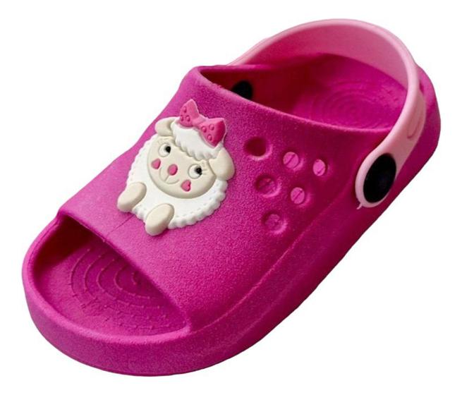 Imagem de Babuche Sandália Slide Chinelo Infantil Confortável Delicado Feminino Antiderrapante Envio Imediato