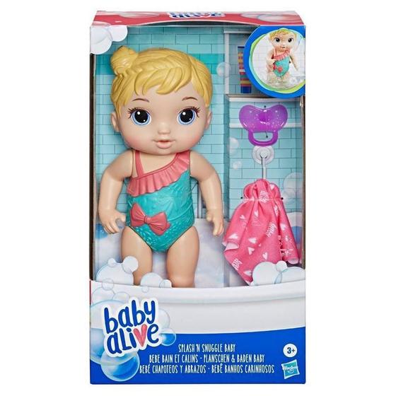 Imagem de Baby Alive Bebe Banhos Carinhosos Boneca Loira Hasbro E8716