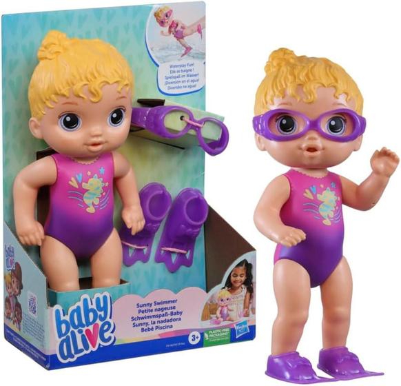 Imagem de Baby Alive Boneca Nadadora Loira - Hasbro F8140