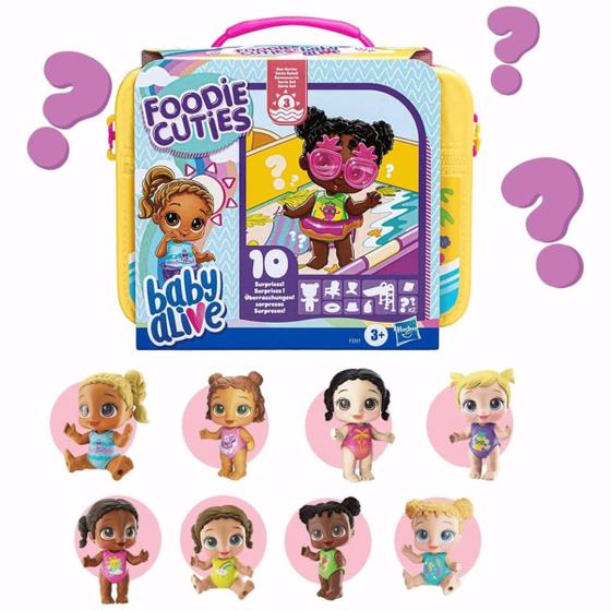 Imagem de Baby Alive Foodie Cuties Maleta com 10 Surpresas Hasbro