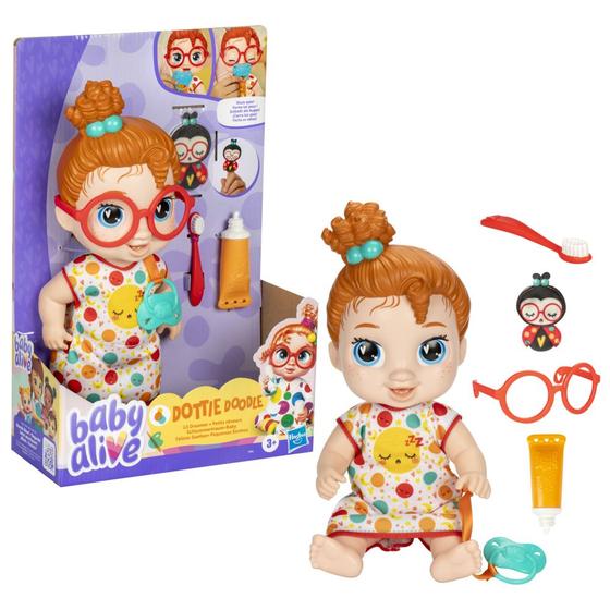 Imagem de Baby Alive Pequenos Sonhos Dottie Doodle , Cabelos Ruivos