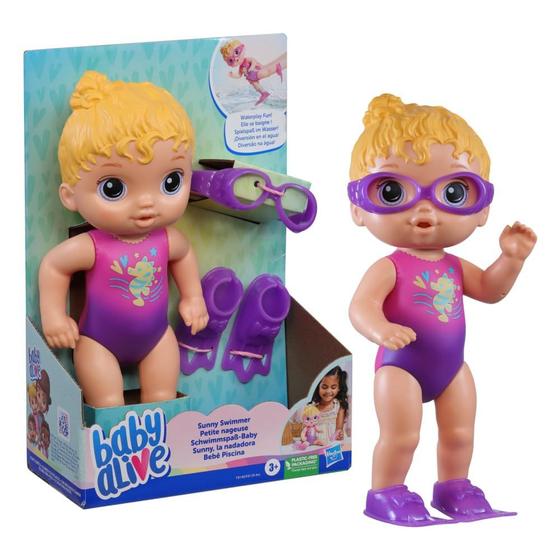 Imagem de Baby alive sunny swimmer loira