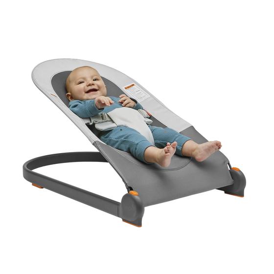 Imagem de Baby Bouncer Boon Slant portátil dobrável com arnês de 3 pontos