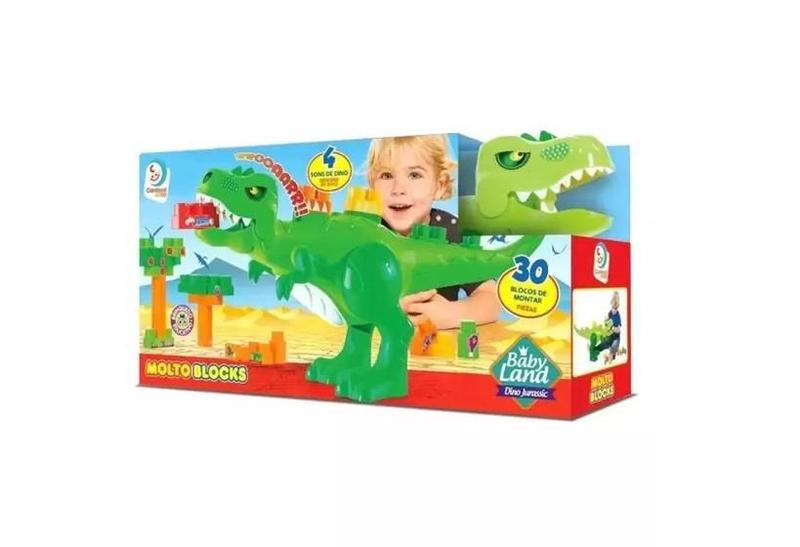 Imagem de Baby Land Dino Jurássic Blocos Educativos - Cardoso