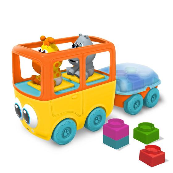 Imagem de Baby Land Fofilhotes Ônibus com Carretinha - Cardoso