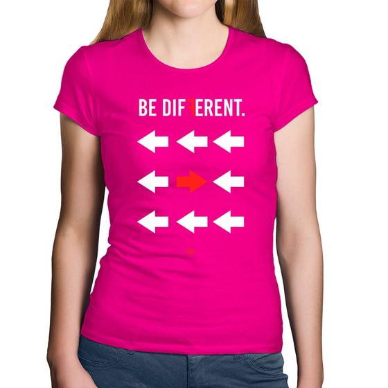Imagem de Baby Look Algodão Be Different - Foca na Moda