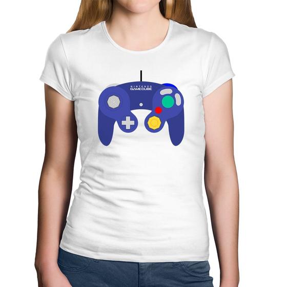 Imagem de Baby Look Algodão Controle Retrô Vídeo Game Gamepad - Foca na Moda