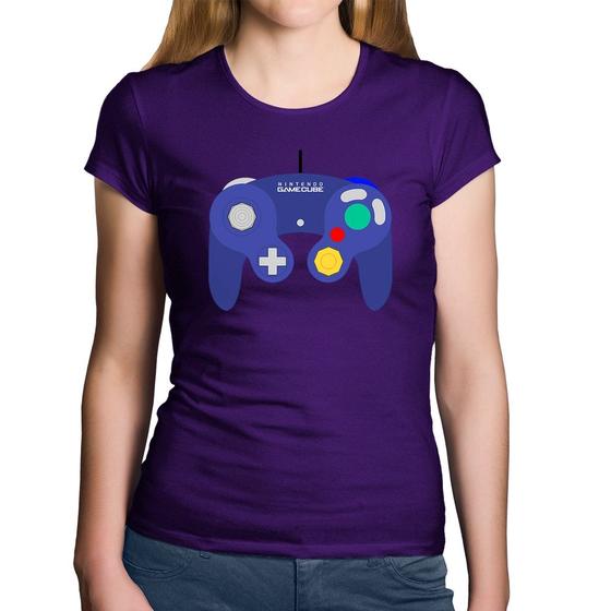 Imagem de Baby Look Algodão Controle Retrô Vídeo Game Gamepad - Foca na Moda