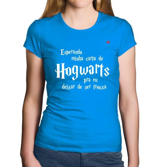 Imagem de Baby Look Algodão Esperando minha carta de Hogwarts - Foca na Moda
