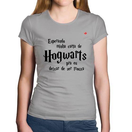 Imagem de Baby Look Algodão Esperando minha carta de Hogwarts - Foca na Moda