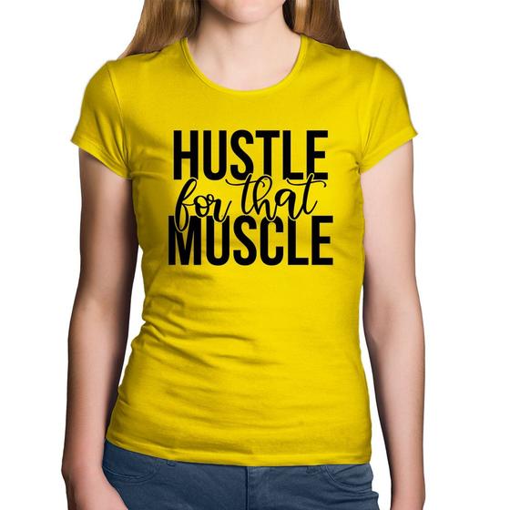 Imagem de Baby Look Algodão Hustle For That Muscle - Foca na Moda