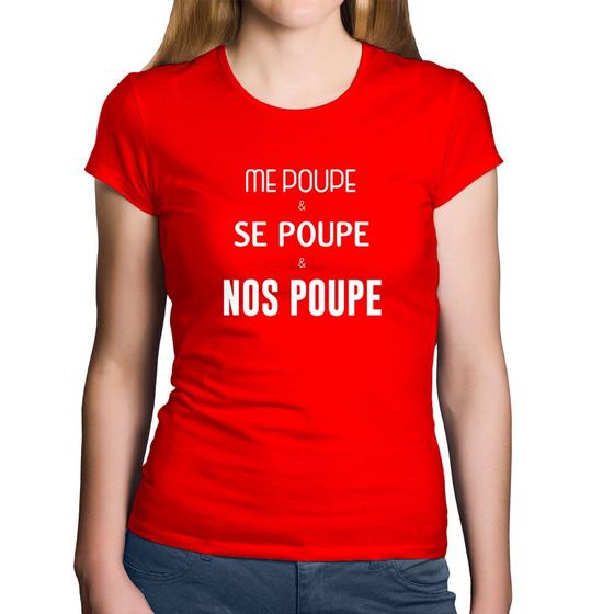 Imagem de Baby Look Algodão Me poupe, se poupe, nos poupe - Foca na Moda