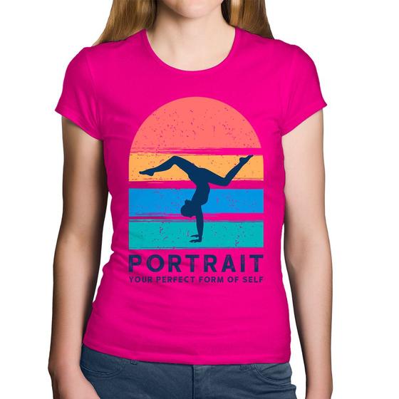 Imagem de Baby Look Algodão Portrait Your Perfect Form Of Self - Foca na Moda