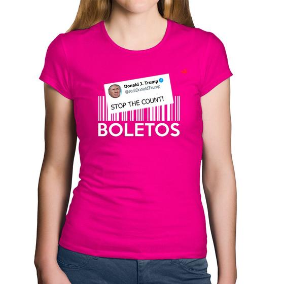 Imagem de Baby Look Algodão Stop the Count Boletos - Foca na Moda