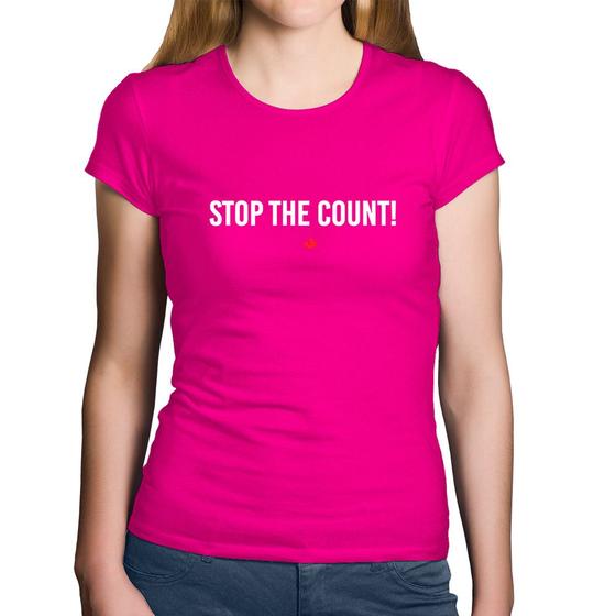 Imagem de Baby Look Algodão Stop the Count - Foca na Moda