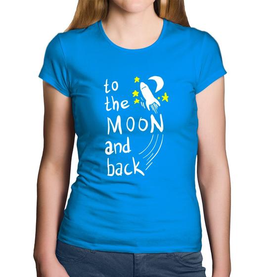 Imagem de Baby Look Algodão To the moon and back - Foca na Moda