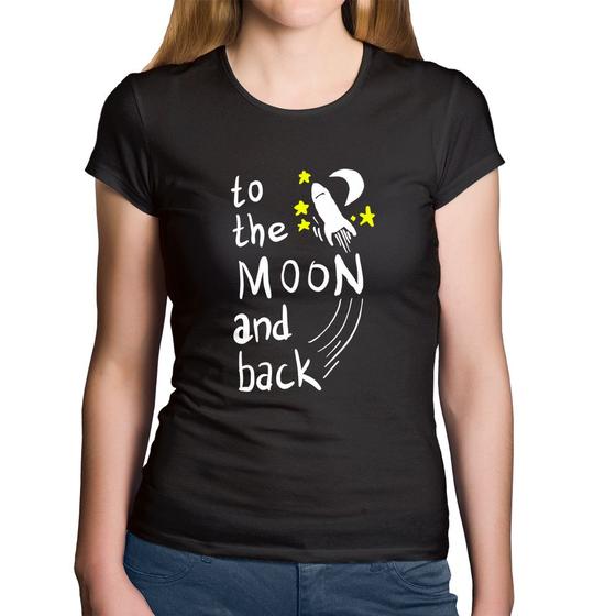 Imagem de Baby Look Algodão To the moon and back - Foca na Moda