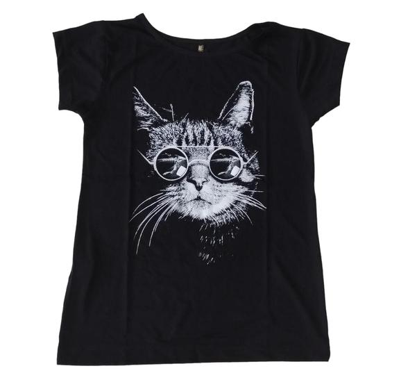 Imagem de Baby Look bandas filmes série desenho Satira gato blusinha RCH