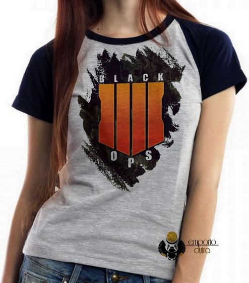 Imagem de Baby look blusa feminina ou Camiseta unissex Call of Duty Black Ops