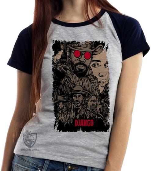 Imagem de Baby Look Blusa Feminina ou Camiseta Unissex Django