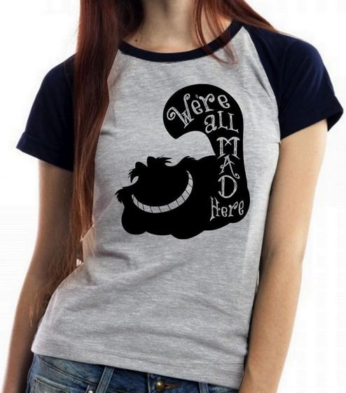 Imagem de Baby look blusa feminina ou Camiseta unissex Gato Cat preto