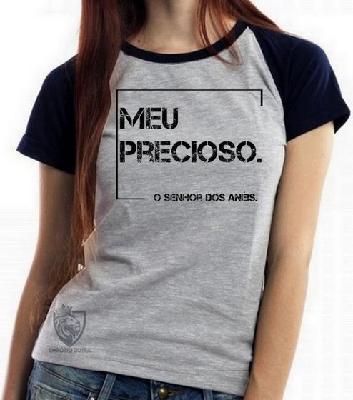 Imagem de Baby look blusa feminina ou Camiseta unissex Meu precioso