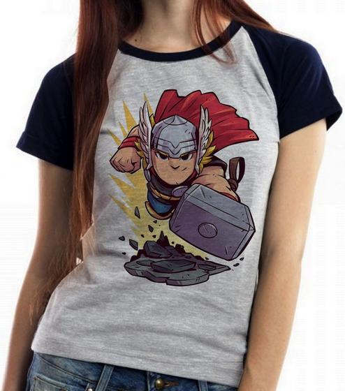 Imagem de Baby Look Blusa Feminina ou Camiseta Unissex Thor