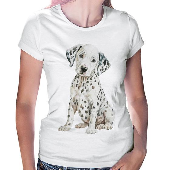 Imagem de Baby Look Cachorro Dálmata - Foca na Moda