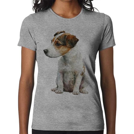 Imagem de Baby Look Cachorro Jack Russell Terrier - Foca na Moda